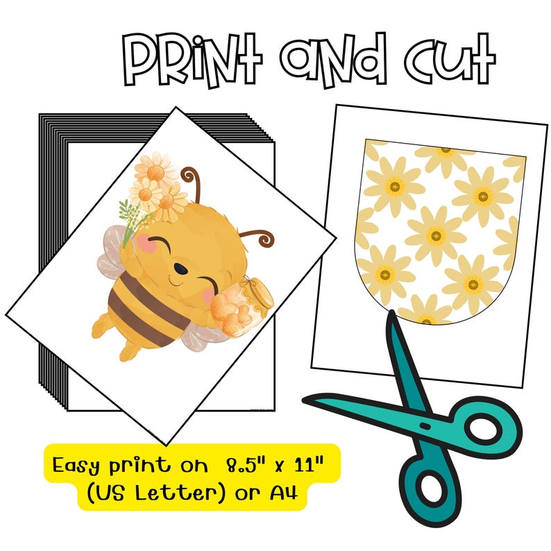 Bee Kind Classroom Bulletin Board Kit | Spring Bee Name Tags | Editable ...