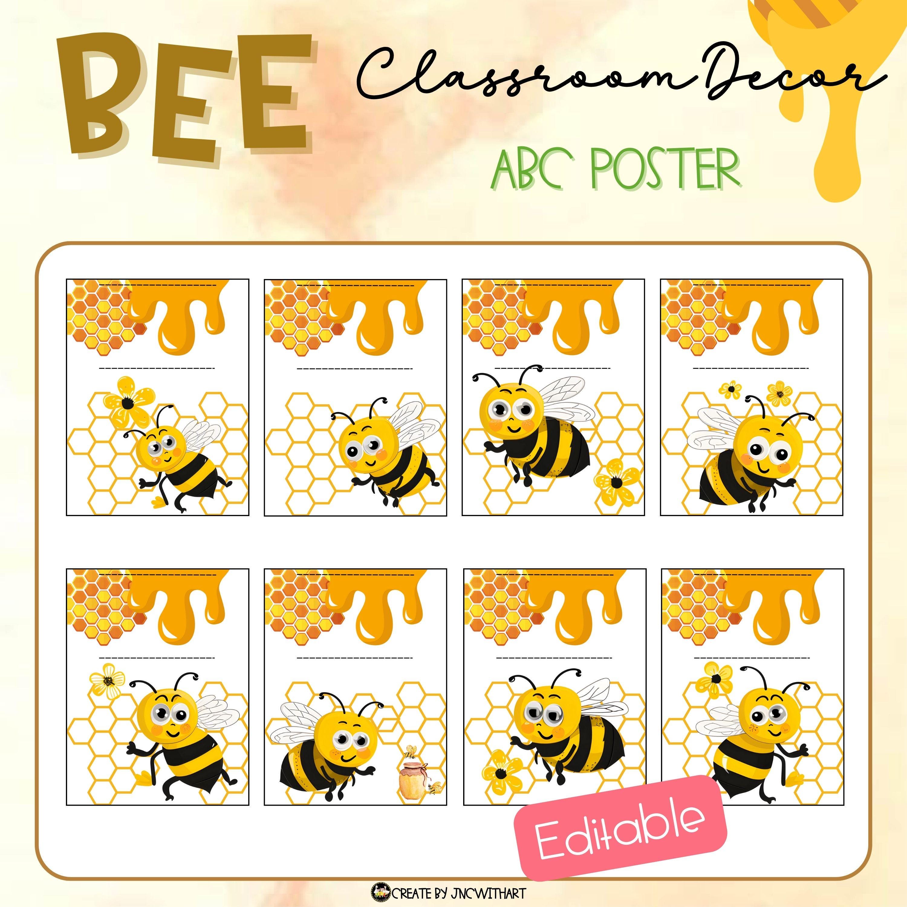 Bee Classroom Decor Bundle | Bee Theme Bulletin Board Kit - Etsy