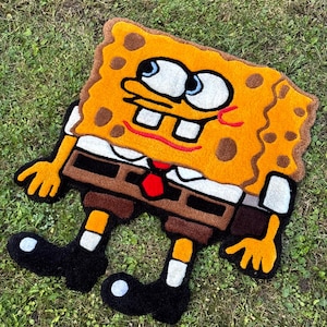 レア スポンジボブ ジェリーフィッシング ラグ マット Spongebob rug - Etsy 日本