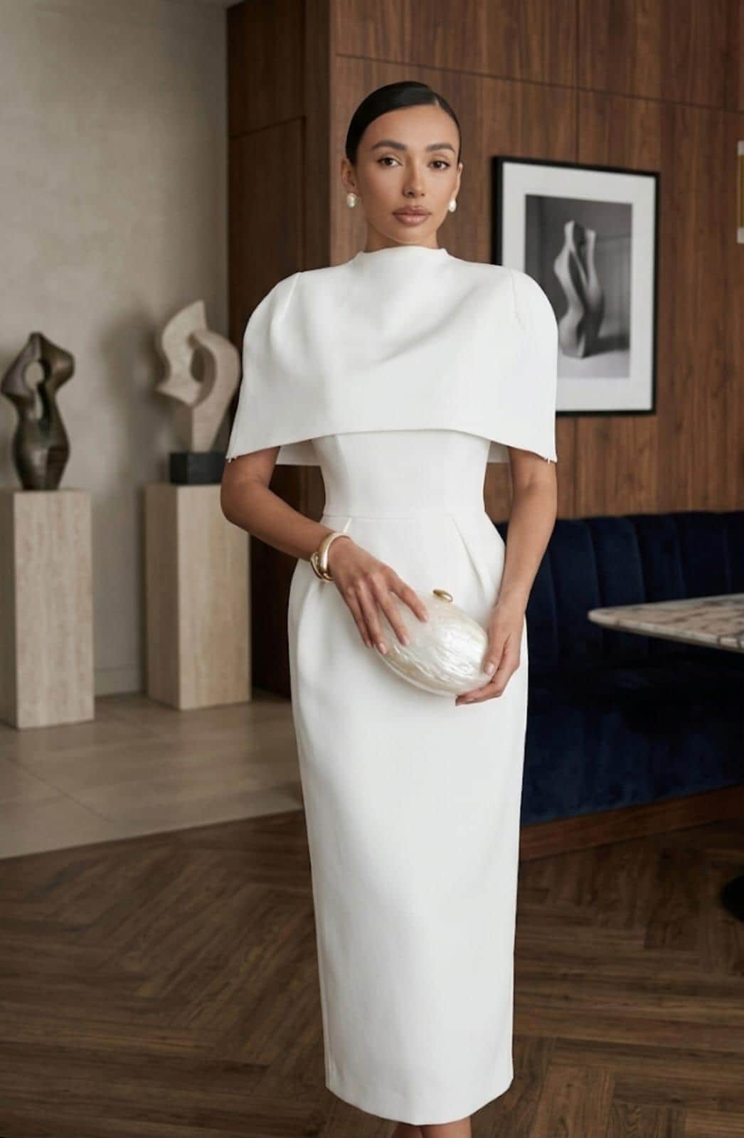 cream dress with blue flowers Wedtrend Women A-Line Bridesmaid Slit Square Neck White Flower Long Wedding Guest Dress, White Blue Flower / US8 Womens London Times Floral Color:Red as Pictures col.summer'25 chouyatou Women's Summer Boho