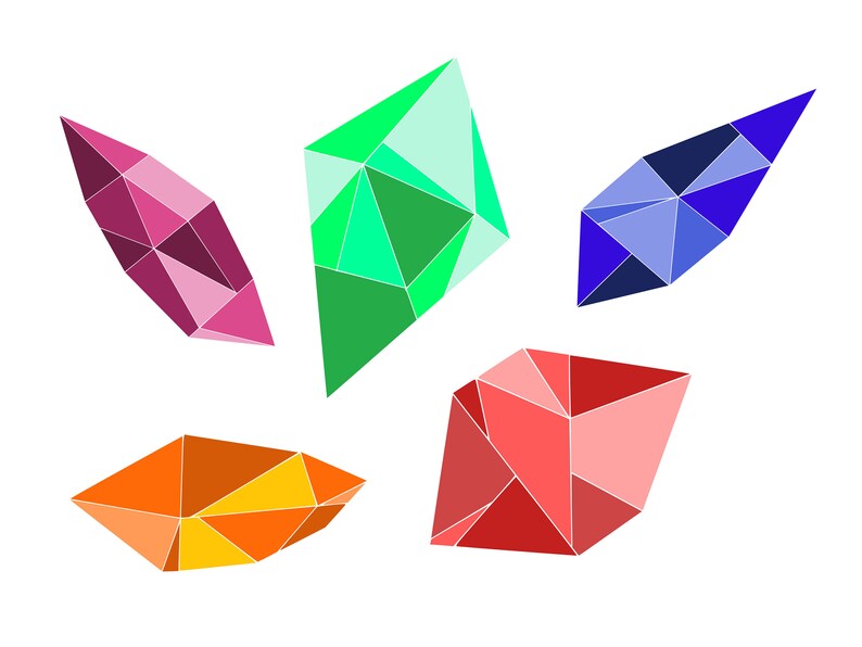 Rough Cut Crystals FPP Pattern DIGITAL DOWNLOAD - Etsy