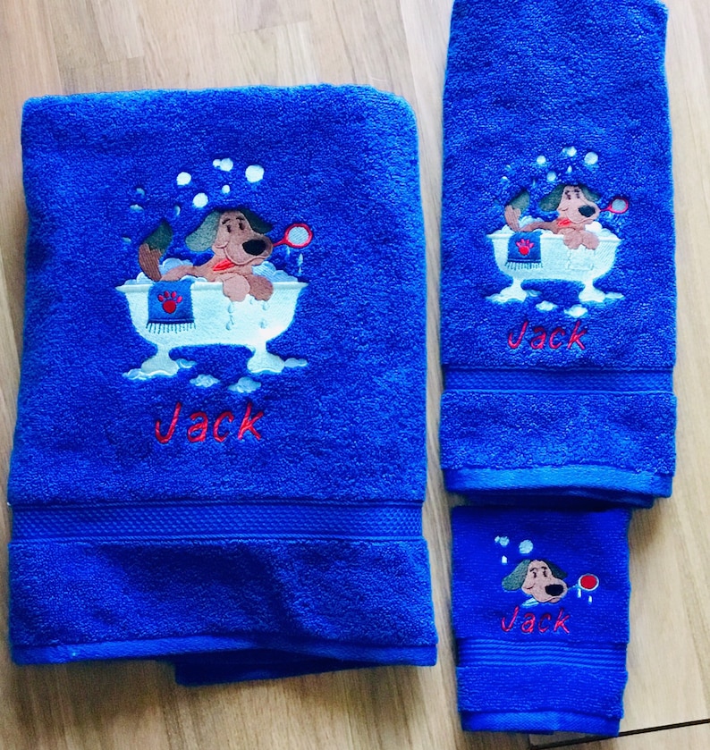 Kids Bath Towels Personalized Makes a Great Gift Monkey Bath Etsy