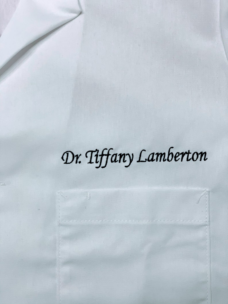 Lab Coats Embroidered Medical Lab Coats Personalized Lab Etsy