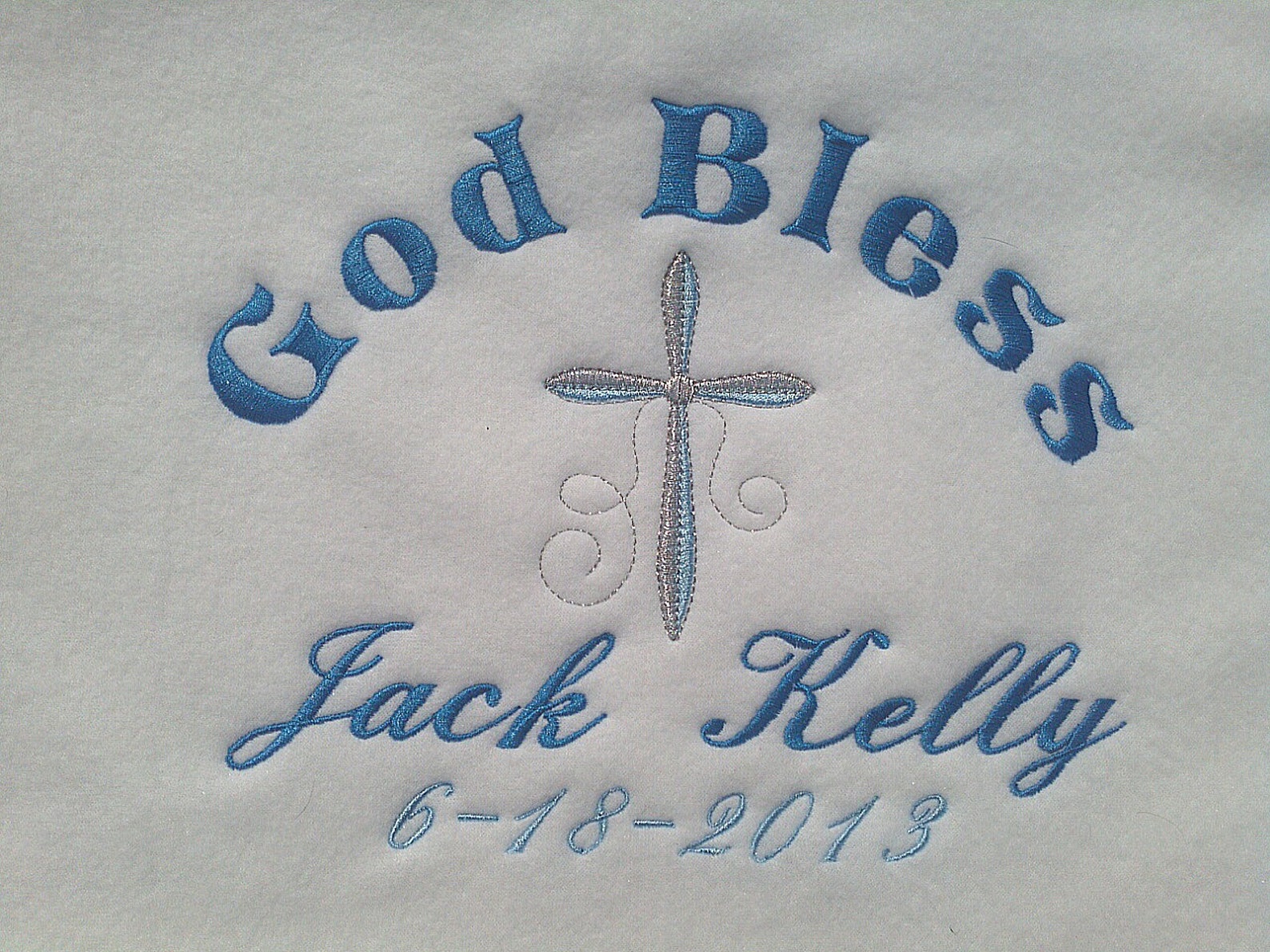 Personalized Baptism Baby Blanket Baby Boy Baptism Blanket Etsy