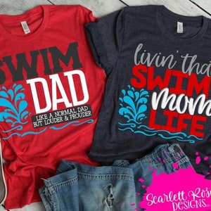 Swim Dad - Louder and Prouder Tshirt