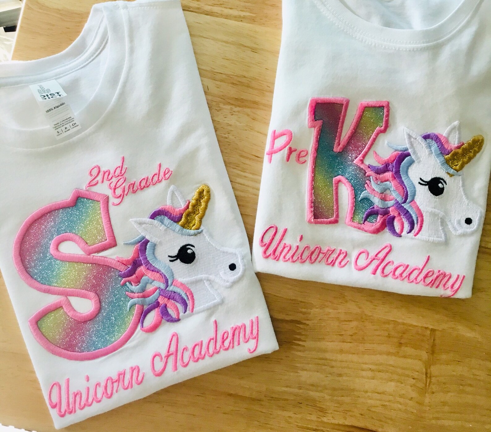 Back to School Tops for Girls Unicorn Back to School Shirts Etsy