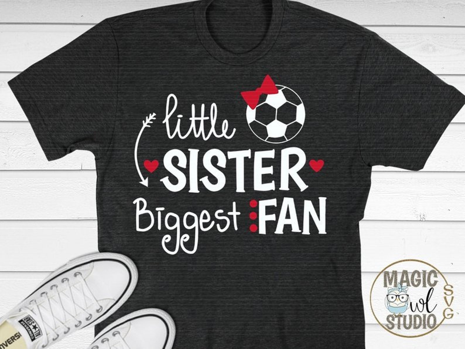 Soccer Sister Shirt Little Sister Biggest Fan Shirts Girls Etsy
