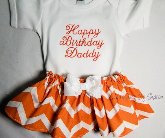 happy birthday daddy baby girl outfit