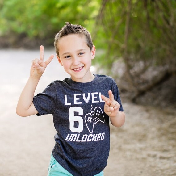 Gaming Number Birthday Shirt 10 Th Birthday Boys Level 10 Unlocked Birthday Party Shirt Done in All Ages Colors Party Favor Gift Etsy Australia