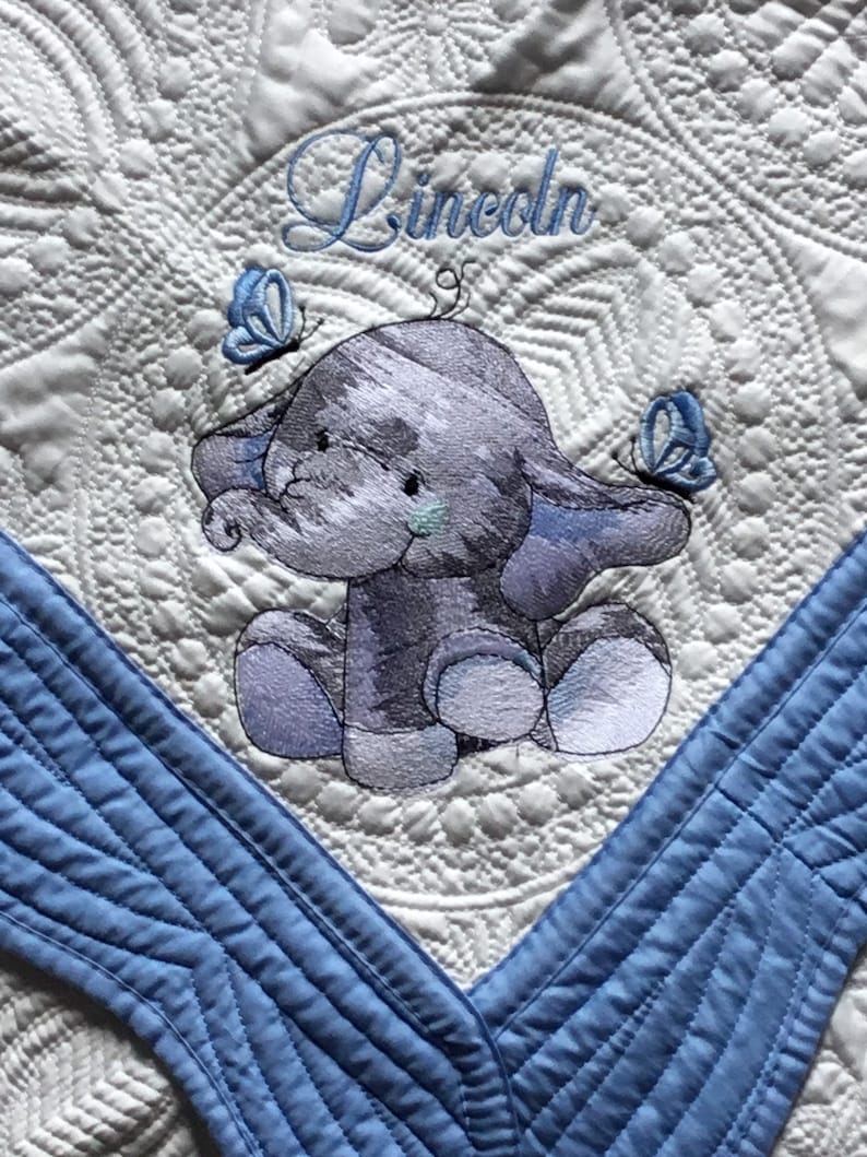 Heirloom Baby Memorial Quilt Memorial Baby Gifts Elephant Etsy