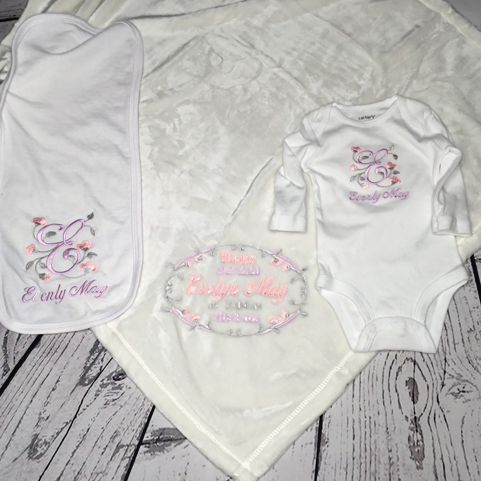 Baby Girl Gift Sets Newborn Baby Girl Personalized Baby Etsy