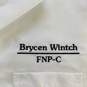 Professional Lab Coats Medical Lab Coats Personalized with Business and Name, title image 4