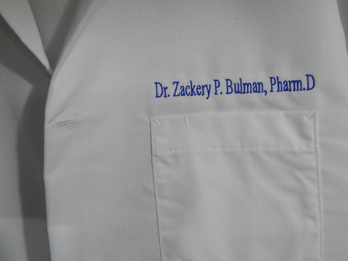Medical Lab Coats Embroidered Personalized Lab Coats With Etsy