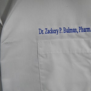 Professional Lab Coats Medical Lab Coats Personalized with Business and Name, title image 7