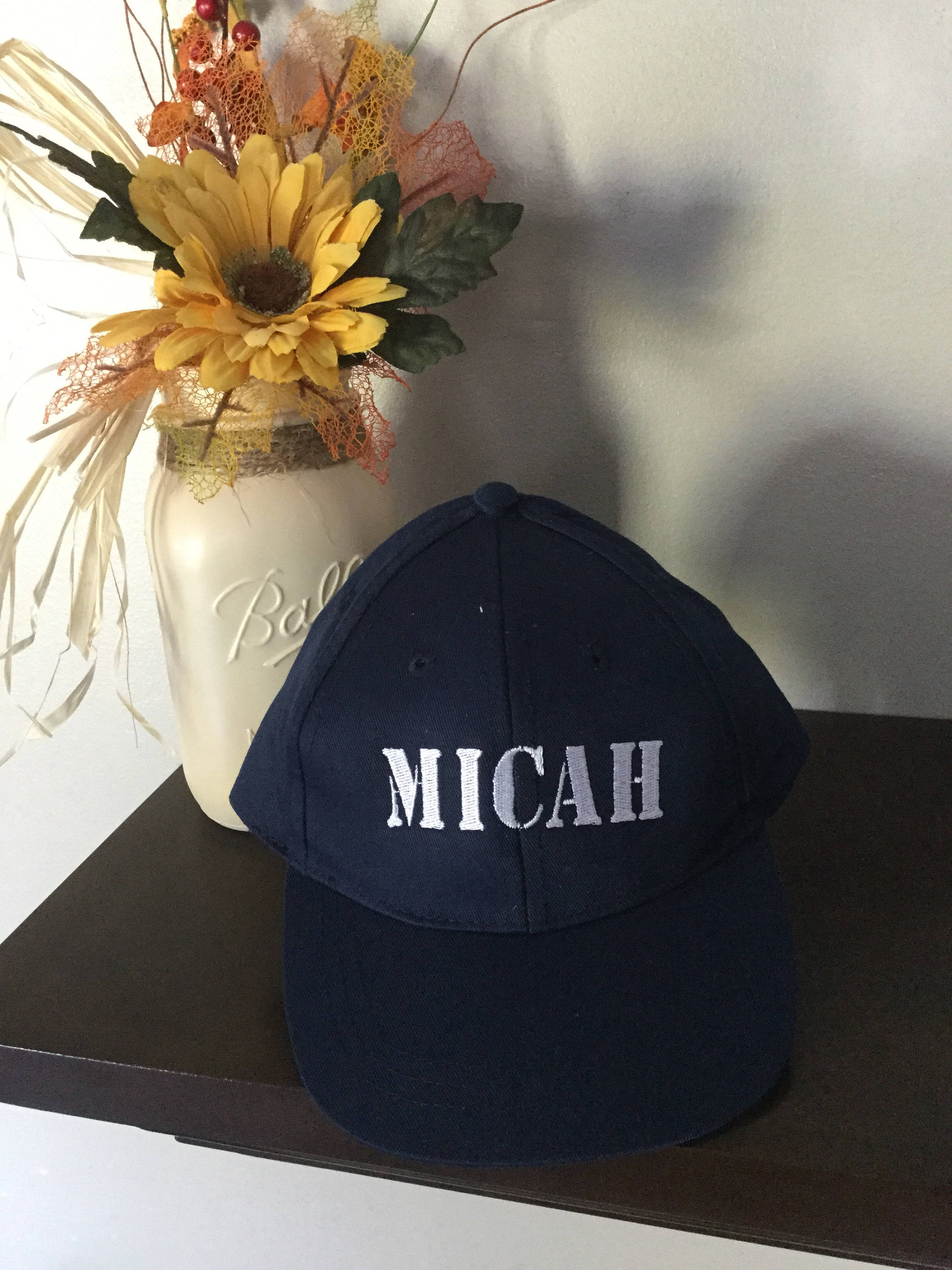 Baseball caps from Infant to Adults initial in puffy foam Etsy