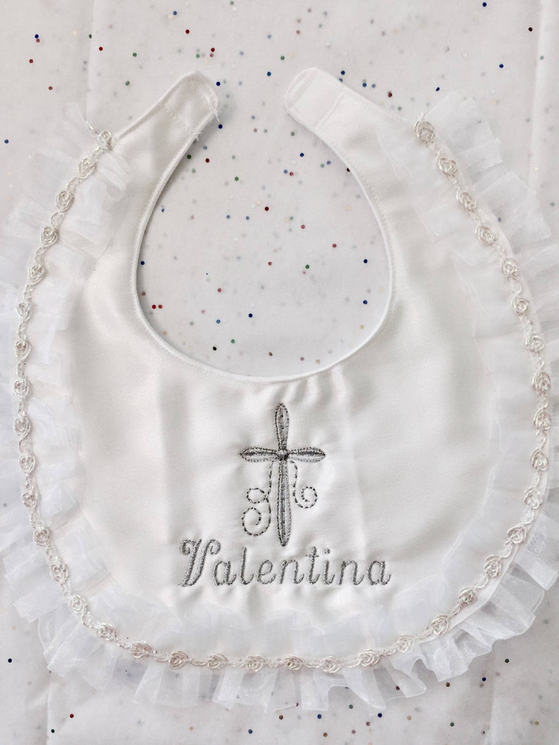 Baptism Bibs Christening Bibs Baby Bibs Baby Girl Baptism Etsy