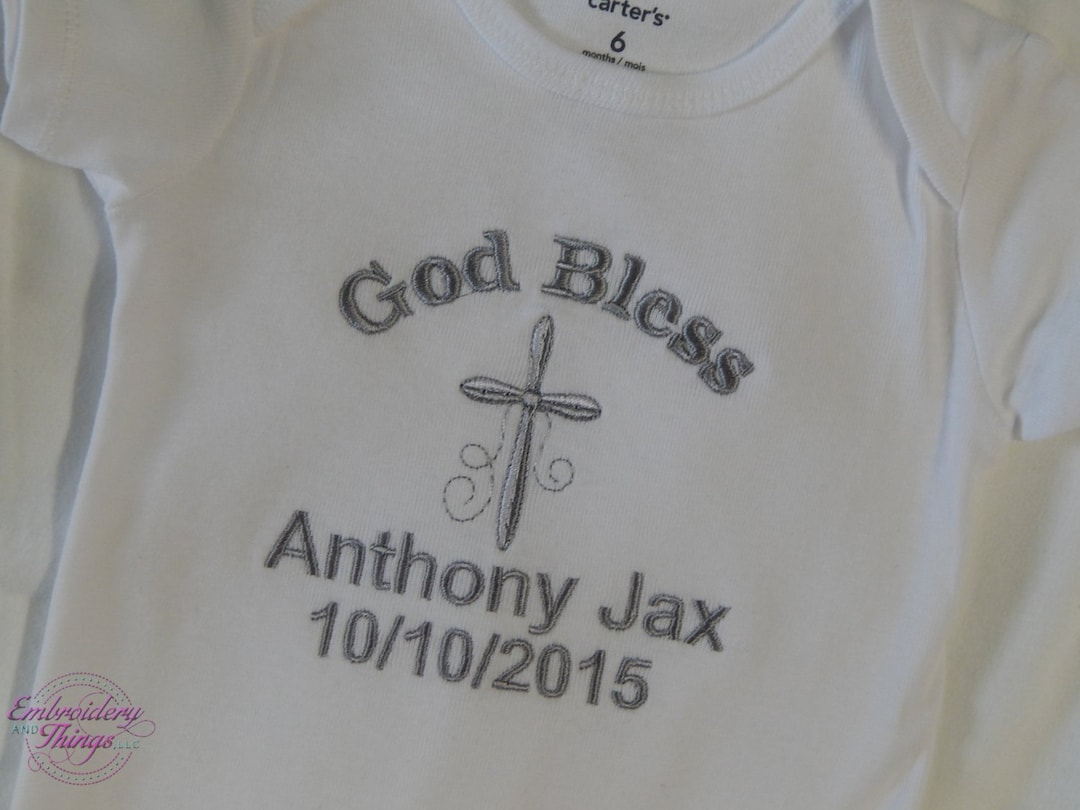 Baptism Bodysuit / Christening Bodysuit to Change Into After the Event