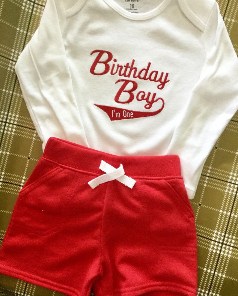 Baby Boys First Birthday Shirt Boys 1st Birthday Jersey Etsy