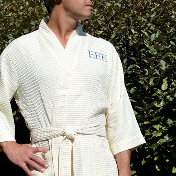 Mens Waffle Robe Etsy