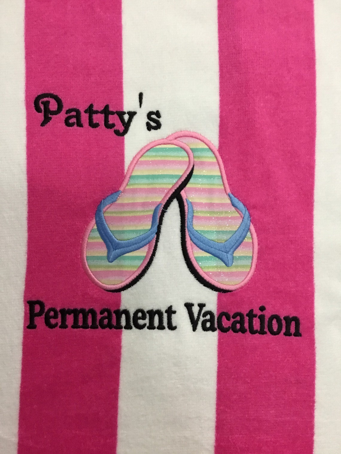 CafePress Happy Retirement Beach Towel – 30x60 Inch, Soft & Absorbent, Funny Novelty Design - View #3