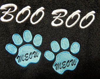 Personalized Cat Blankets- Large size for you and your pet to snuggle,