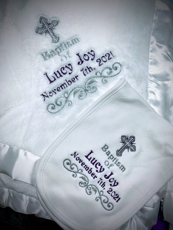 Baptism blanket for boy hotsell
