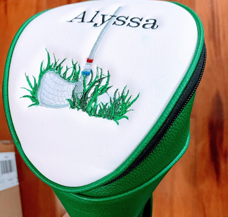 Golf Head Cover and Towel Personalized Golf Head Cover Golf Etsy