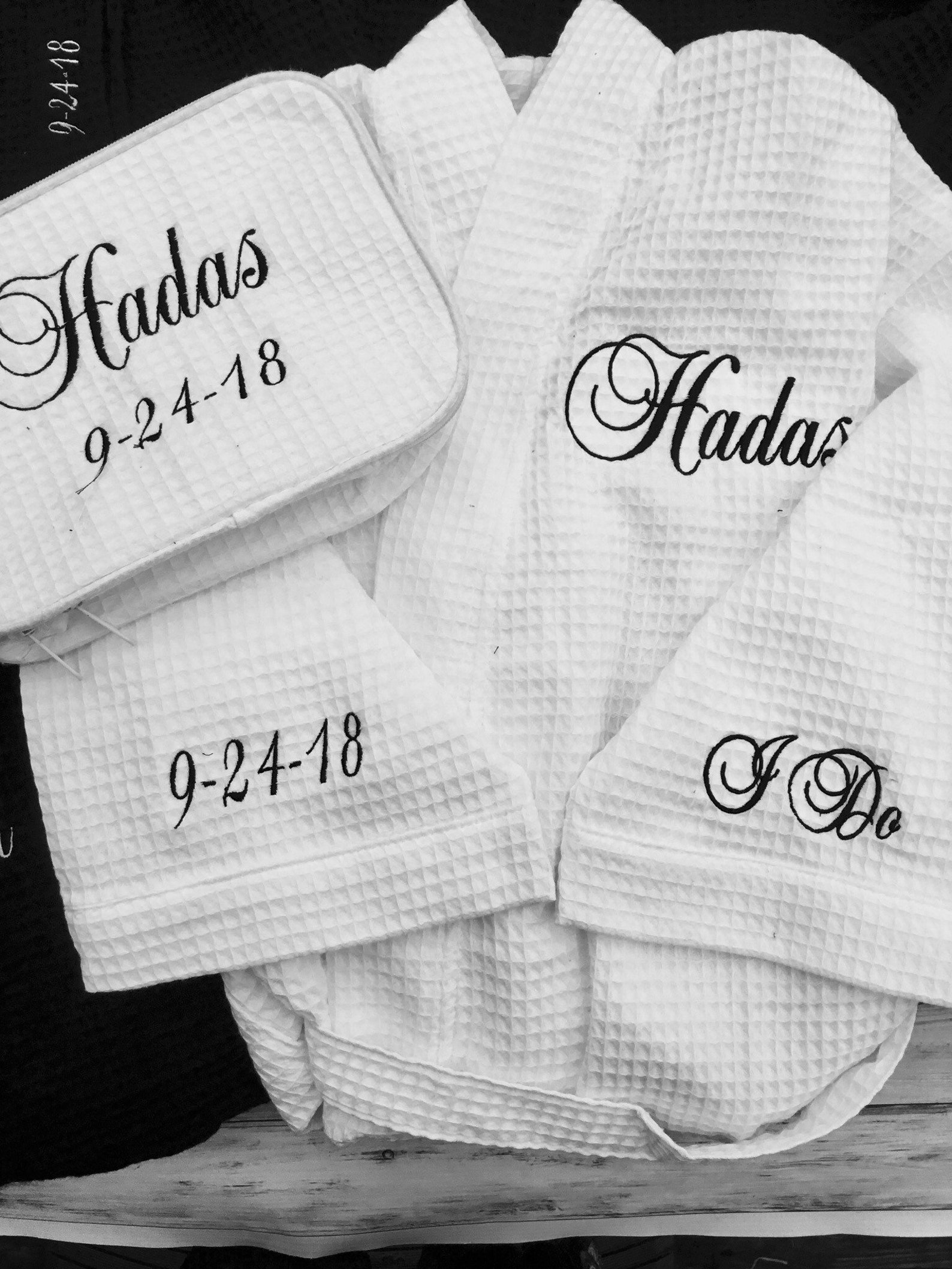 Bridal Party Robes Personalized Waffle Robes Monogrammed Etsy