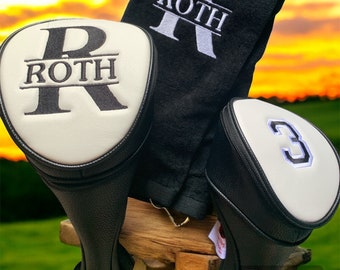 Golf club cover, Golf Head Cover, Personalized Golf Head Cover, Golf accessories, Men's gift, fathers gifts, golf gift, Groomsmen Gifts