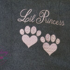 Personalized Dog or Cat Blankets Large size for you and your pet to snuggle, or for large size dog image 2