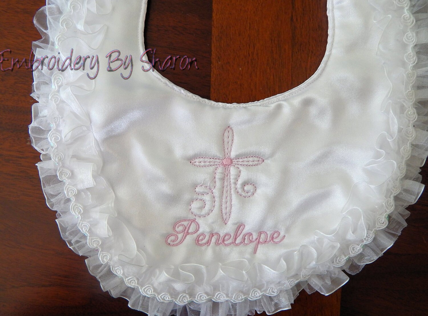 Baptism Bibs Christening Bibs Baby bibs Baby Girl Baptism Etsy