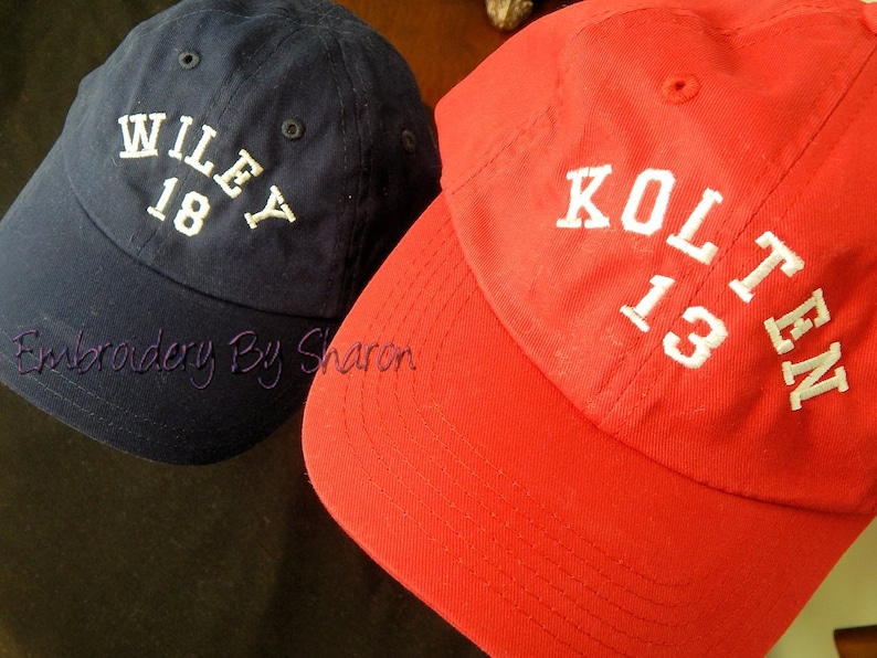 Babby Baseball Hats Personalized Infant Caps to Adult Etsy