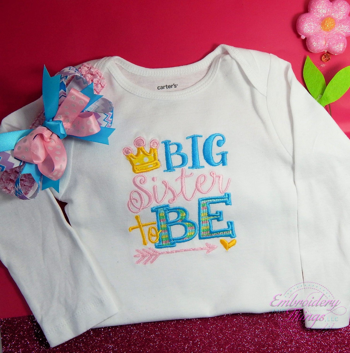 Big Sister Announcement Outfit Big Sister to Be Shirt Date | Etsy