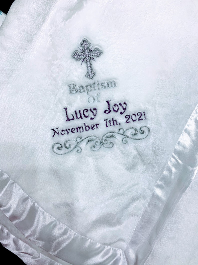 Christening Blanket Baptism Boys' Blanket Birth Etsy