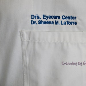 Professional Lab Coats Medical Lab Coats Personalized with Business and Name, title image 8