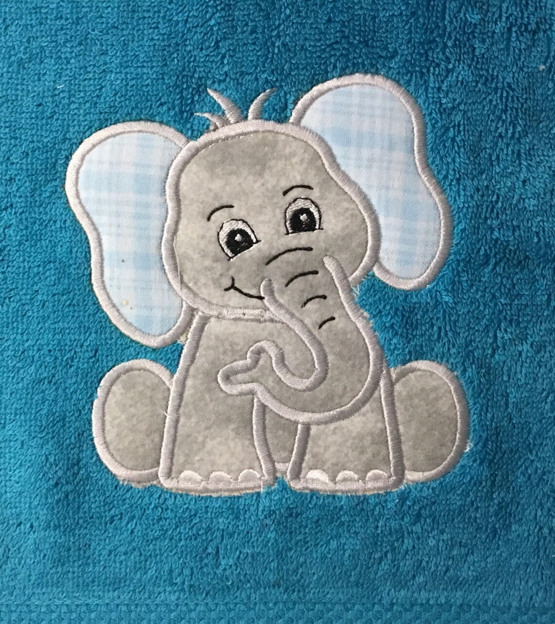 Elephant Bath Towel Personalized Kids Bath Towels in Baby Etsy
