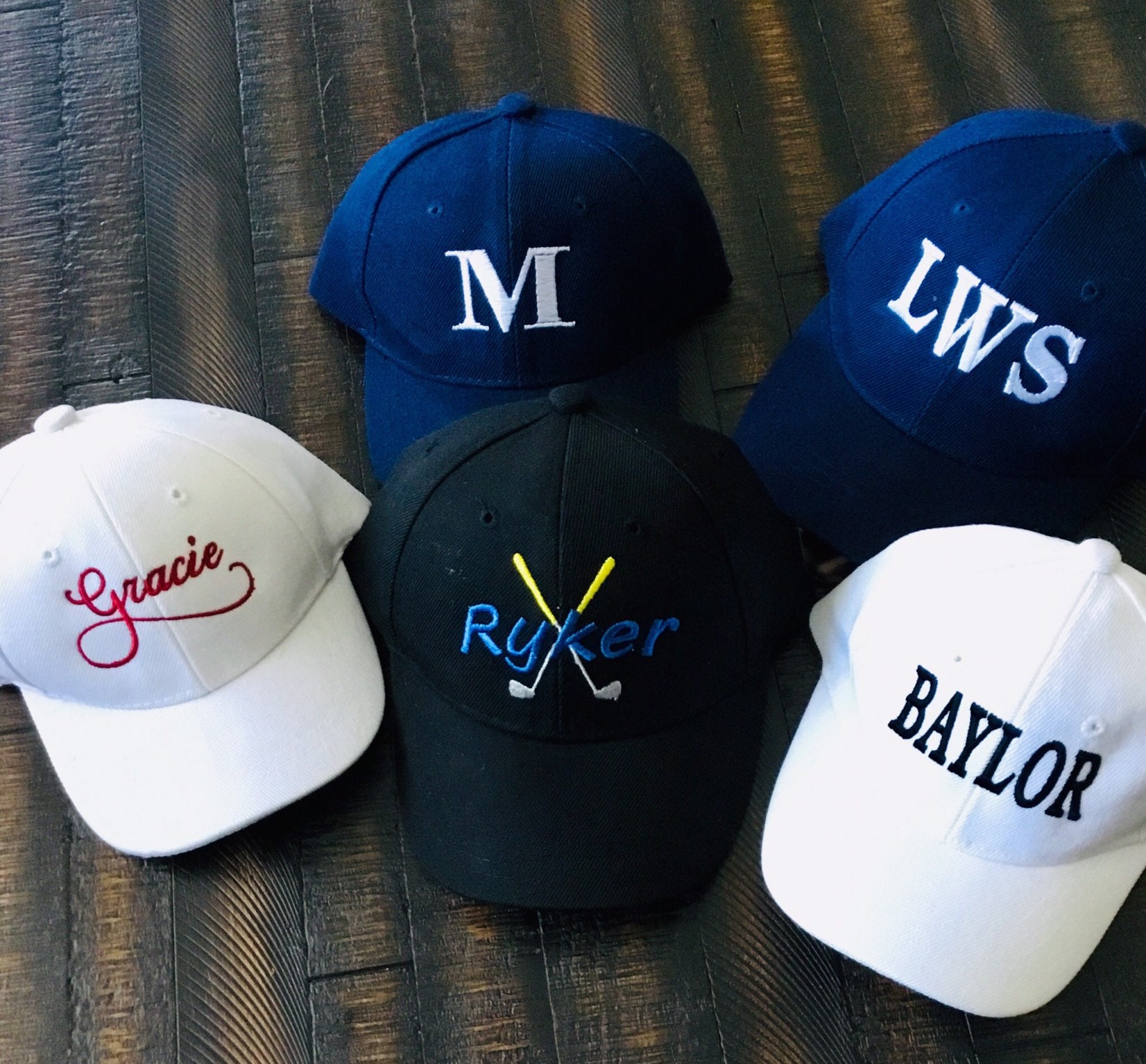 Infant Baseball caps and all ages Personalized baseball cap Etsy