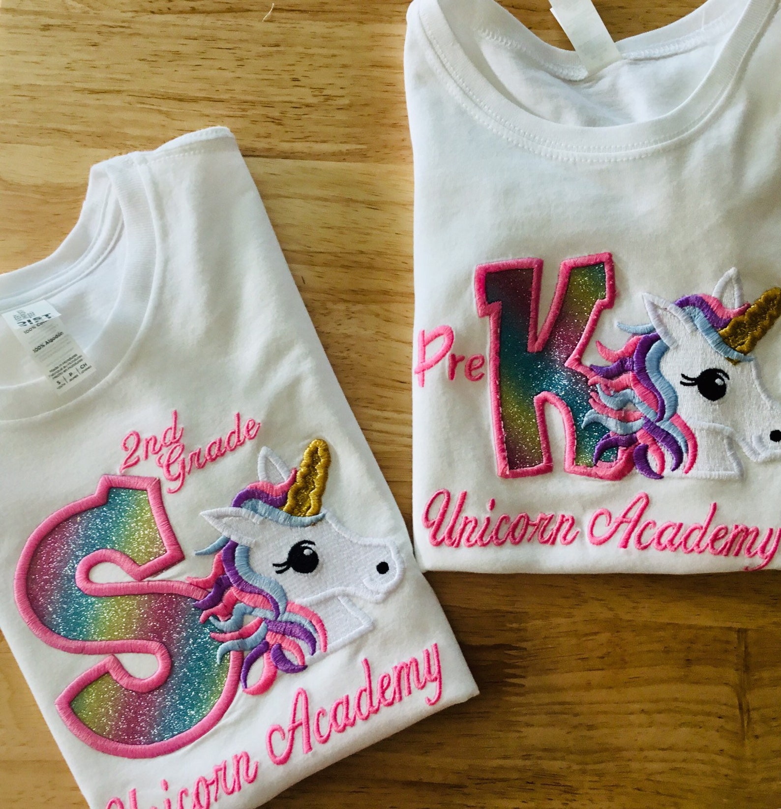 Back to School Tops for Girls Unicorn Back to School Shirts Etsy