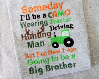 Big brother shirt,Boy Shirt,or Big brother Bodysuit,will be a big brother, going to be a big brother, big brother,Toddler shirt,  Camo ,