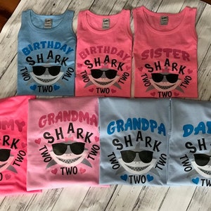 Baby Shark shirts for boys or Girls, Birthday baby shark t-shirts, image 4