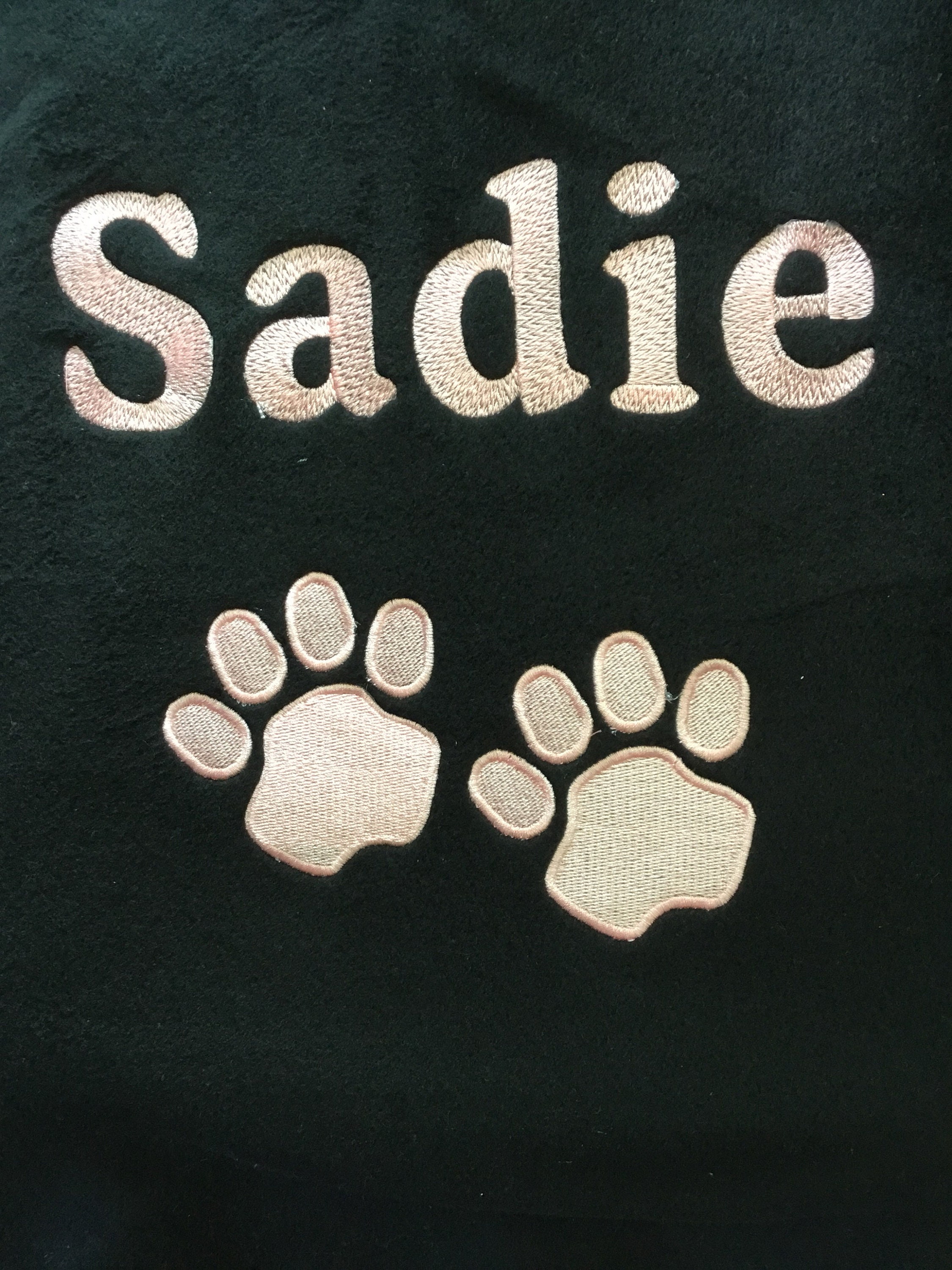 Dog Blanket Pet Blanket personalized with your pets name Etsy