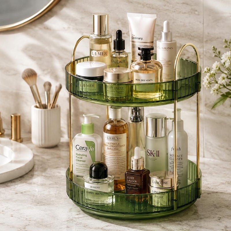 Gold Perfume Organiser - Etsy