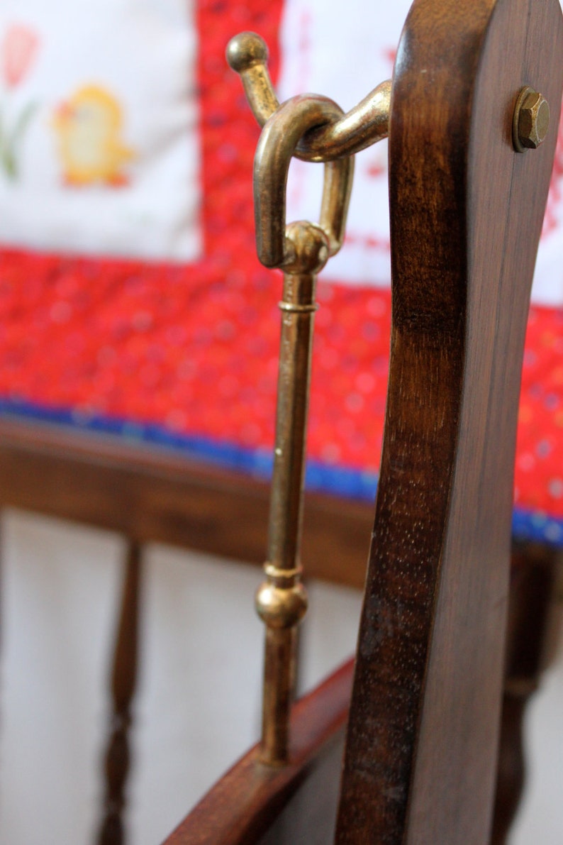 Wooden Pendulum Cradle Etsy