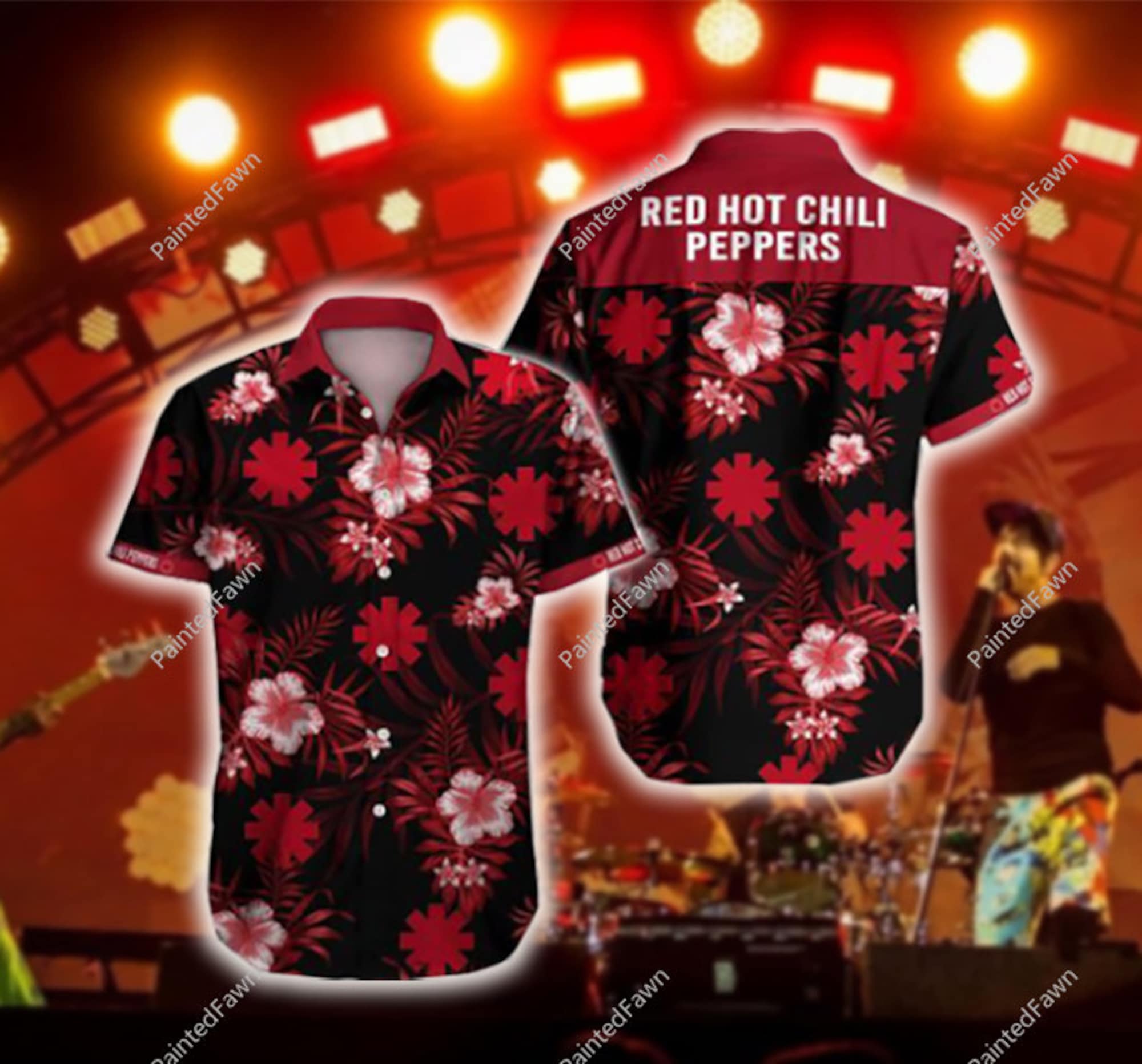 2022 Red Hot Chili Peppers Concert Hawaiian Shirt