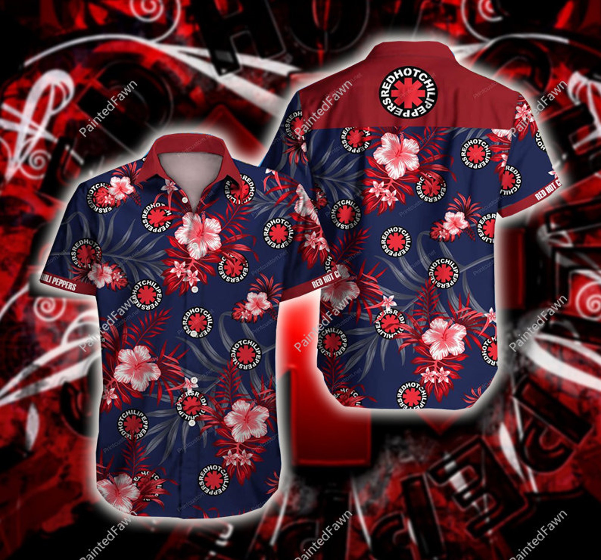 Red Hot Chili Peppers Hawaiian Shirt