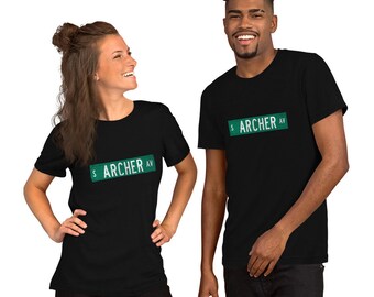 Archer Ave Chicago Neighborhood Street Sign Shirt