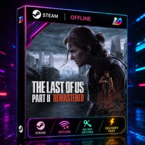 The Last Of Us 2 Remastered Pack, PC Steam, Offline, Omedelbar leverans