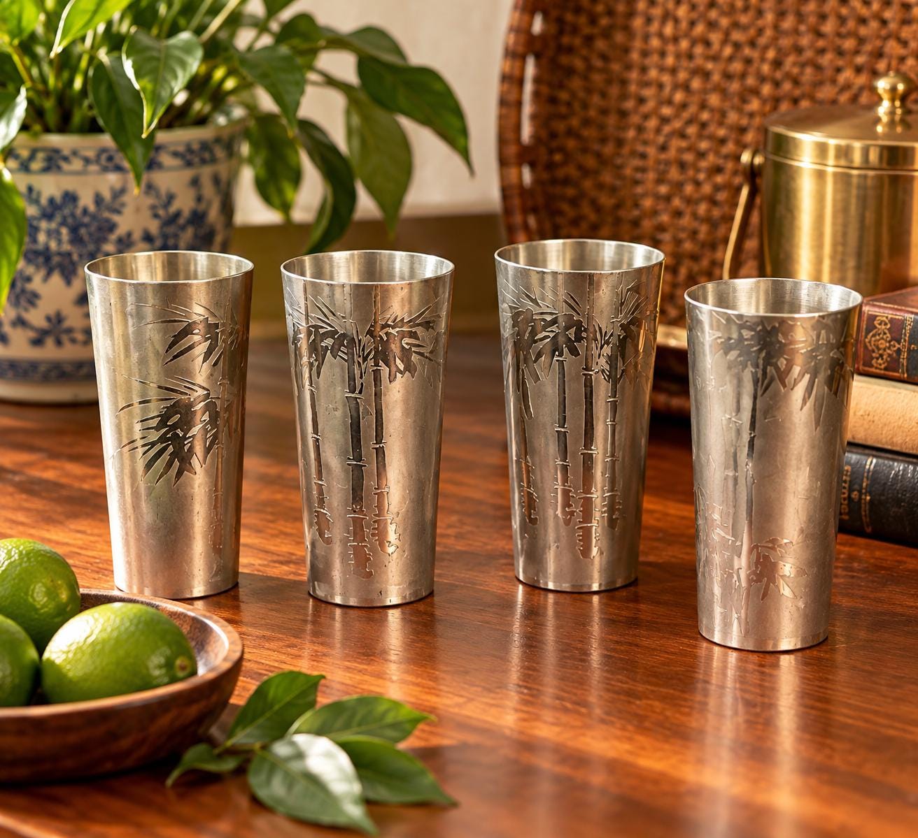 Japanese Pewter Sake - Etsy