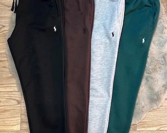 Polo Ralph Lauren Cotton Fleece Jogger Sweatpants with Pony Logo