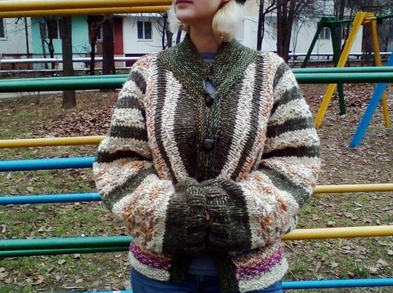 Chunky Cardigan/Vintage Cardigan/Cozy Chunky Sweat